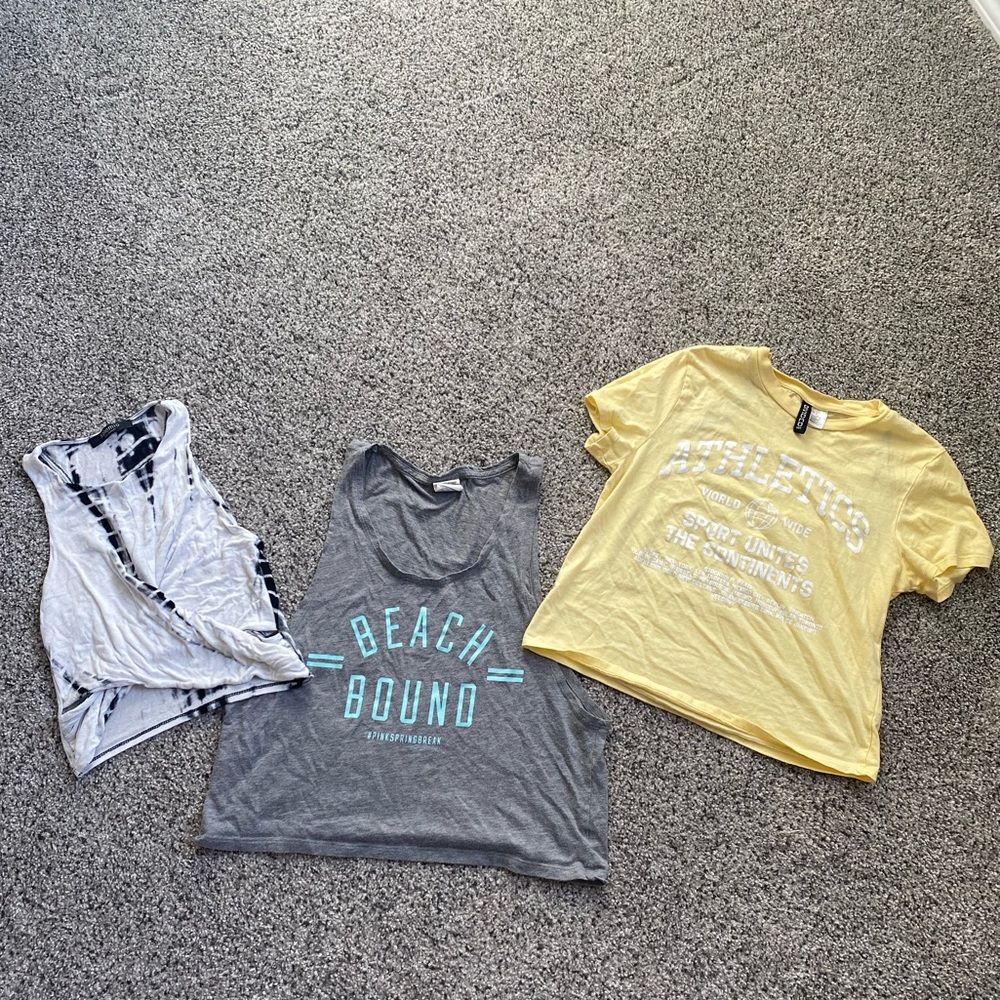 Gym crop top bundle